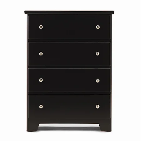 Classic 4 Drawer Chest with Roller Glides